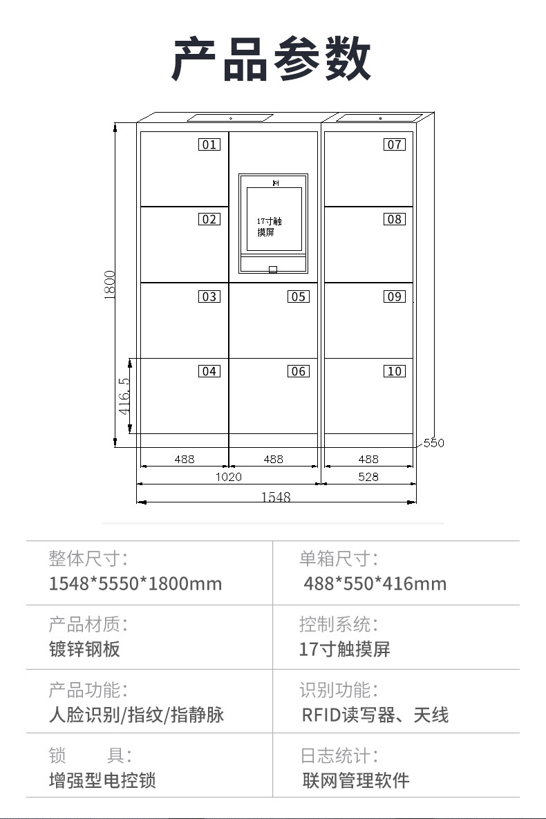 RFID智能涉密載體柜