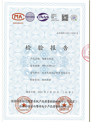 智能手機柜檢驗報告